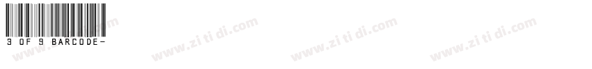 3 of 9 Barcode字体转换
